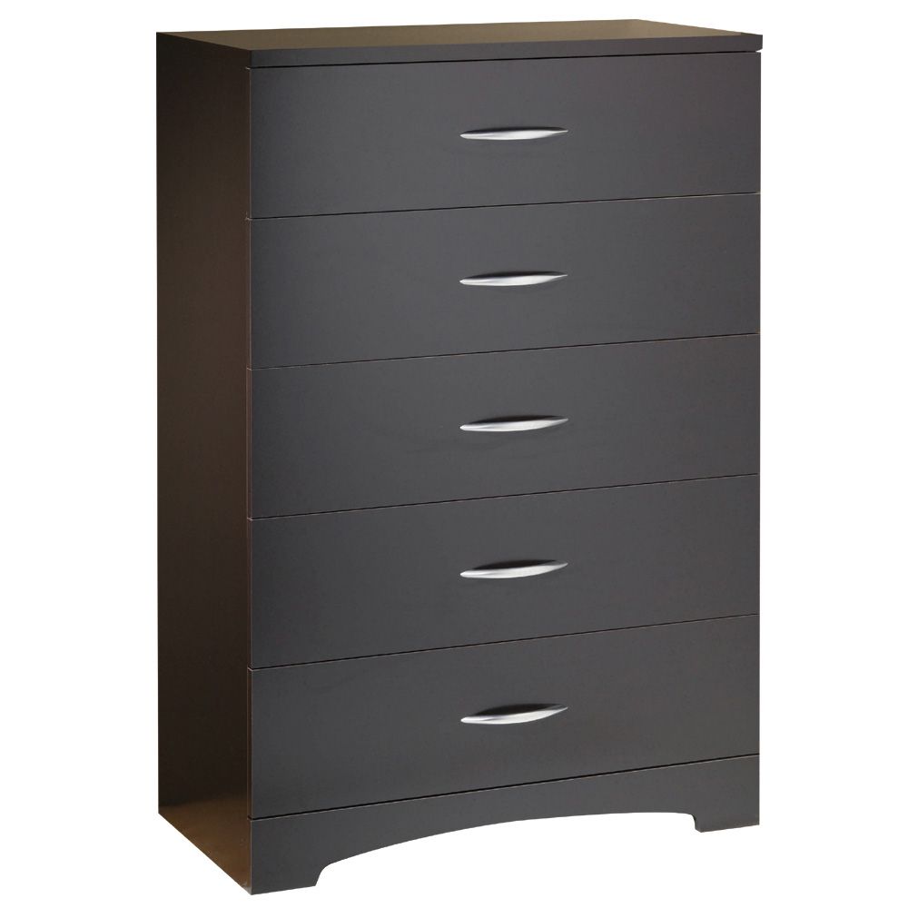0066311026559 - LUX 5-DRAWER CHEST CHOCOLATE