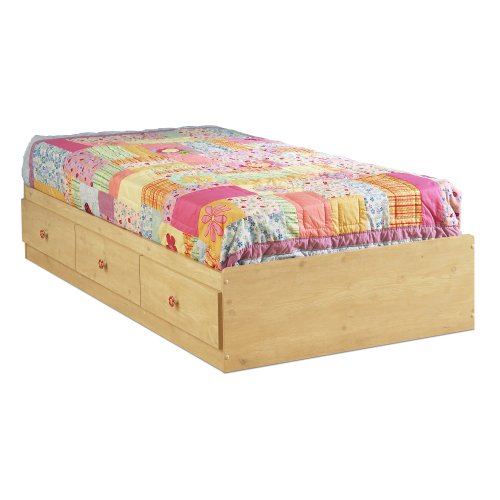 0066311037678 - SOUTH SHORE FURNITURE, LILY ROSE COLLECTION, TWIN MATES BED 39, ROMANTIC PINE