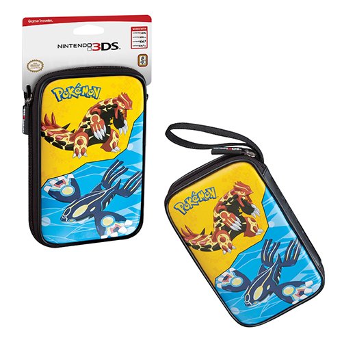 0663293107407 - 3DS XL POKEMON GAME TRAVELER CASE POUCH - PRIMAL KYOGRE & GROUDON