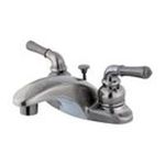 0663370081439 - KINGSTON BRASS VINTAGE BRASS FINISH MAGELLAN 4 LAVATORY FAUCET WITH LEVER HANDLE