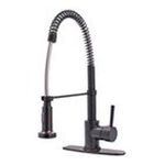0663370127489 - CONCORD MODERN OIL RUBBED BRONZE SPIRAL PULL-DOWN KITCHEN FAUCET