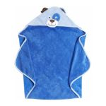 0664454355712 - PUPPY HOODED TOWEL BLUE
