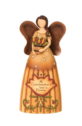 0664843290082 - PAVILION GIFT COMPANY COUNTRY SOUL 29008 ANGEL FIGURINE, GRANDMOTHER, 6-INCH