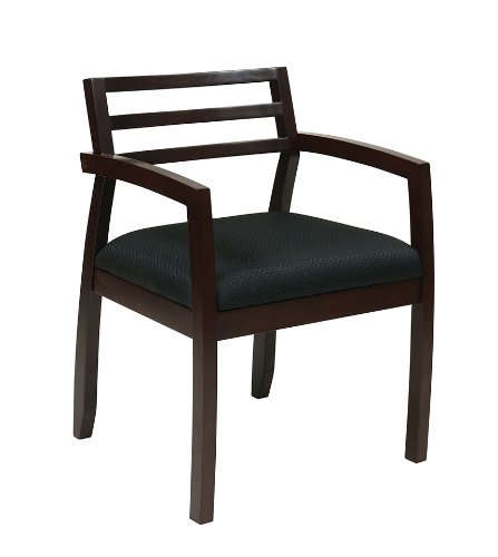 0066513599073 - NAPA ESPRESSO GUEST CHAIR WITH WOOD BACK (1-PACK)