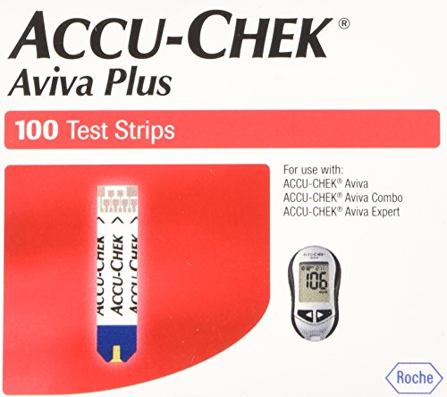 6653430252026 - ACCU-CHEK AVIVA PLUS BLOOD GLUCOSE TEST STRIPS, 100 COUNT