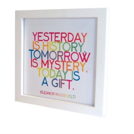 0665475810037 - QUOTABLE QUOTABLE CARD FRAME - WHITE - QUOTES KITCHEN HOME FR-02-QUOTE