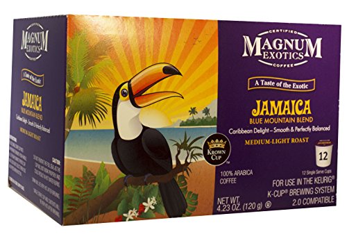 0665768625607 - MAGNUM TASTE OF THE EXOTIC JAMAICAN BLUE MOUNTAIN BLEND COFFEE, SINGLE SERVE, 12 COUNT