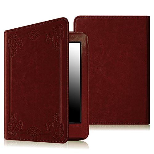 0665960955519 - FINTIE FOLIO CASE FOR KINDLE PAPERWHITE - THE BOOK STYLE PU LEATHER COVER AUTO SLEEP/WAKE FOR ALL-NEW AMAZON KINDLE PAPERWHITE (FITS ALL VERSIONS: 2012 2013 2014 AND 2015 NEW 300 PPI), VINTAGE MAROON