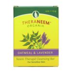0666183000123 - THERANEEM NEEM THERAPE CLEANSING BAR OATMEAL AND LAVENDER