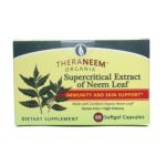0666183000253 - THERANEEM ORGANIX SUPERCRITICAL EXTRACT OF NEEM LEAF IMMUNITY AND SKIN SUPPORT CAPSULES 60 SOFTGELS CAPSULE