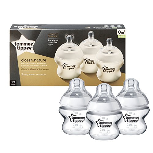 0666519224377 - TOMMEE TIPPEE 3 PIECE CLOSER TO NATURE BOTTLE, 5 OUNCE