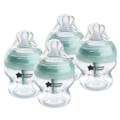 0666519494831 - TOMMEE TIPPEE ADVANCED ANTI-COLIC BABY BOTTLE, 5OZ, 0+ MONTHS, SLOW FLOW BREAST-LIKE NIPPLE FOR A NATURAL LATCH, VENTED ANTI-COLIC WAND, SELF-STERILIZING, 4 PACK