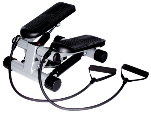 0666668224839 - SUNNY HEALTH & FITNESS MINI STEPPER WITH RESISTANCE BANDS
