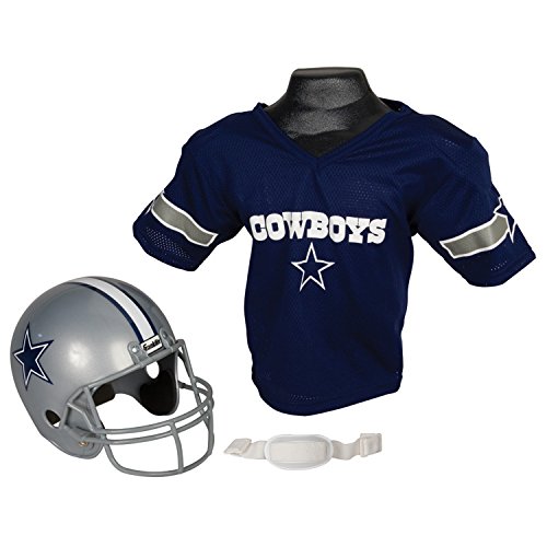0666668538035 - FRANKLIN SPORTS NFL DALLAS COWBOYS REPLICA YOUTH HELMET AND JERSEY SET
