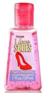 0667526272108 - BATH AND BODY WORKS I LOVE SHOES POCKETBAC - STYLISH STRAWBERRY SCENT - ORIGINAL (DISCONTINUED) I LOVE COLLECTION - BATH & BODY WORKS ANTIBACTERIAL HAND SANITIZER GEL