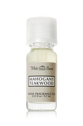 0667533243535 - 1 X BATH & BODY WORKS / WHITE BARN CANDLE COMPANY MAHOGANY TEAKWOOD HOME FRAGRANCE OIL - .33OZ - USE WITH YOUR FAVORITE OIL BURN - FANTASTIC LONG LASTING RETIRED SCENT