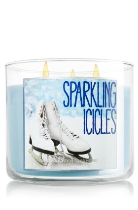 0667533529783 - BATH & BODY WORKS SPARKLING ICICLES 3 WICK SCENTED CANDLE 14.5 OZ./411 G 3 WICK