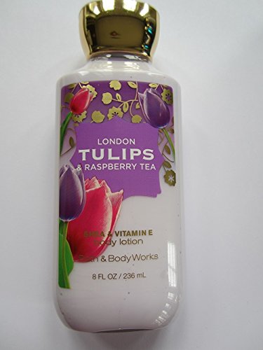 0667534939468 - SIGNATURE COLLECTION BODY LOTION LONDON TULIPS & RASPBERRY TEA 8 FL OZ BATH AND BODY WORKS