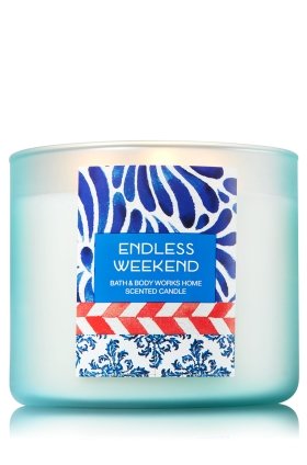 0667540485126 - BATH & BODY WORKS SCENTED 3-WICK CANDLE IN ENDLESS WEEKEND
