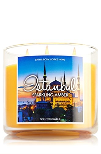 0667540910796 - BATH AND BODY WORKS 3-WICK CANDLE ISTANBUL- SPARKLING AMBER