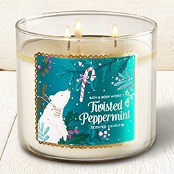 0667542713791 - BATH AND BODY WORKS 3-WICK CANDLE 2016 EDITION TWISTED PEPPERMINT