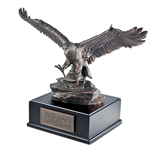 0667665203544 - LIGHTHOUSE CHRISTIAN PRODUCTS MOMENTS OF FAITH LARGE EAGLE SCULPTURE, 14 X 6 