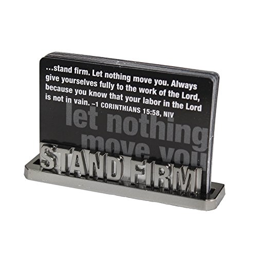 0667665300427 - LIGHTHOUSE CHRISTIAN PRODUCTS STAND FIRM METAL SCRIPTURE CARD HOLDER, 2 1/2 X 4