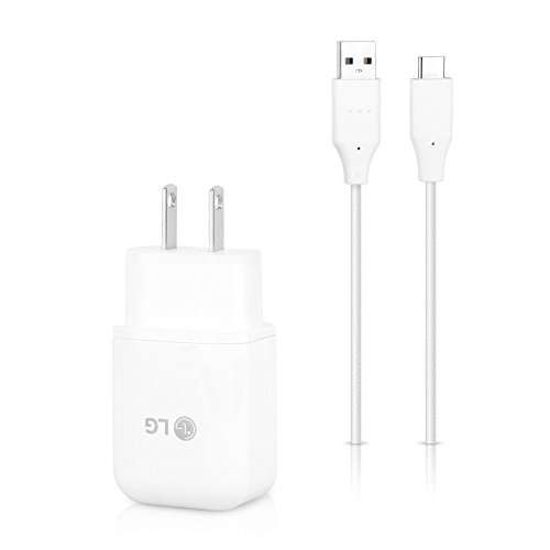0667733489078 - GENUINE LG G5 CHARGER + USB C CABLE 18W QUICKCHARGE 3.0 CERTIFIED