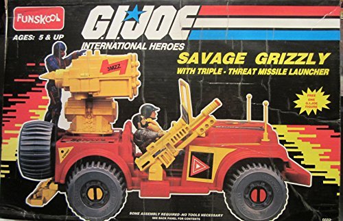 0667733519904 - GI JOE INTERNATIONAL HEROES SAVAGE GRIZZLY WITH TRIPLE-THREAT MISSILE LAUNCHER