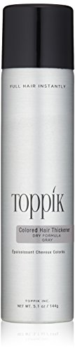 0667820023154 - TOPPIK COLORED HAIR THICKENER, GRAY, 5.1 OZ.