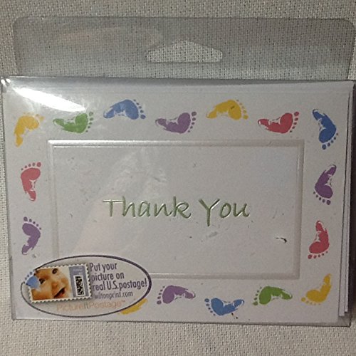 6678406223640 - BABY THANK YOU NOTECARDS, BABY FEET, PRECIOUS FEET THANK YOU CARDS, BOX OF 24 BLANK CARDS AND ENVELOPES