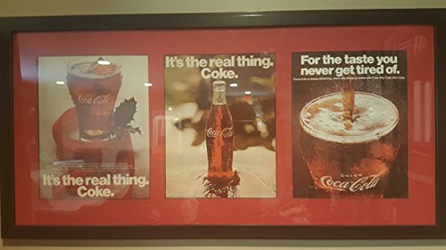 6678406226658 - RETRO COKE FRAMED ADS, COKE FRAMED 1960S LIFE ADVERTISEMENT, CUSTOM FRAMED COCA COLA ADVERTISEMENTS 40 BY 20