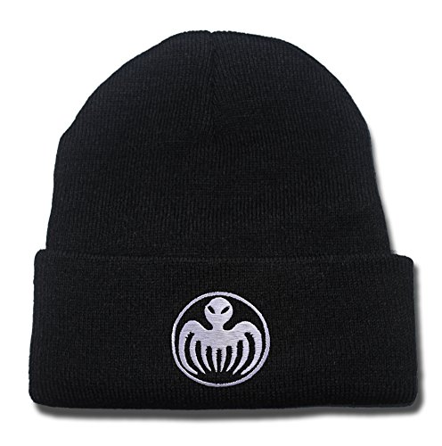 6683396341298 - 007 SPECTRE LOGO BEANIE FASHION UNISEX EMBROIDERY BEANIES SKULLIES KNITTED HATS SKULL CAPS