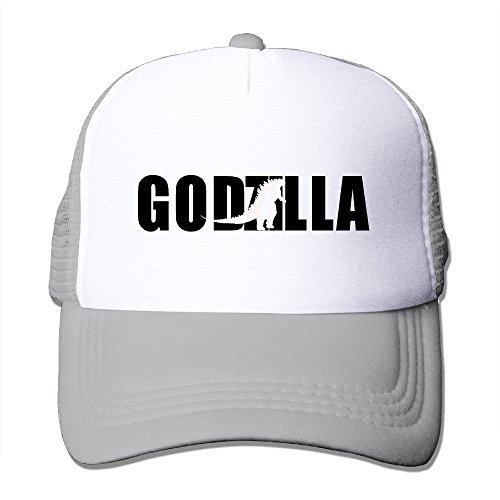 6700021087342 - GODZILLA WORLD DESTRUCTION TRUCKER BASEBALL MESH HAT ADJUSTABLE COOL CAP