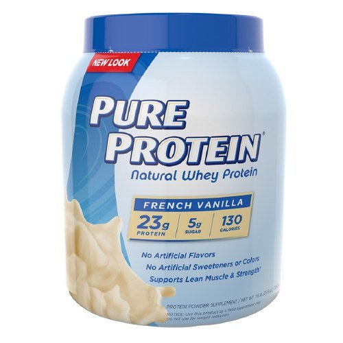 0670013131918 - PURE PROTEIN NATURAL WHEY PROTEIN, FRENCH VANILLA 25.6 OZ