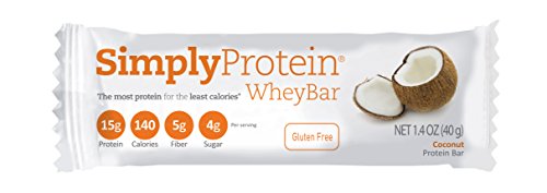 0670013137378 - SIMPLYPROTEIN WHEY BAR,COCONUT, GLUTEN-FREE - (1.16OZ, PACK OF 12)