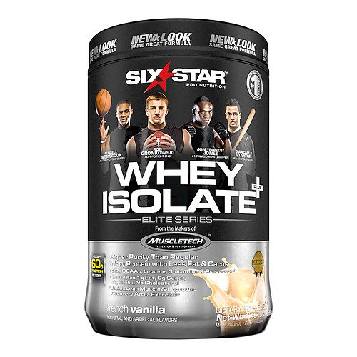 0670023159476 - SIX STAR PROFESSIONAL STRENGTH WHEY ISOLATE ELITE SERIES, FRENCH VANILLA CREAM 1.5 LBS (PACK OF 1)