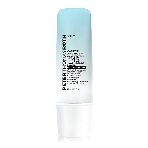 0670367936061 - PETER THOMAS ROTH WATER DRENCH BROAD SPECTRUM SPF 45 HYALURONIC CLOUD MOISTURIZER, SPF MOISTURIZER FOR FACE, LIGHTWEIGHT SUNSCREEN FOR FACE, 1.7 FL. OZ.