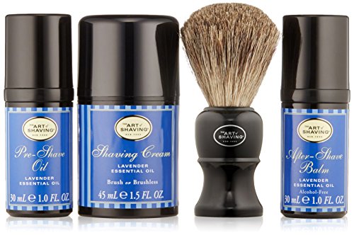 0670535711179 - THE ART OF SHAVING THE 4 ELEMENTS OF THE PERFECT SHAVE LAVENDER MEN'S 4-PIECE KI