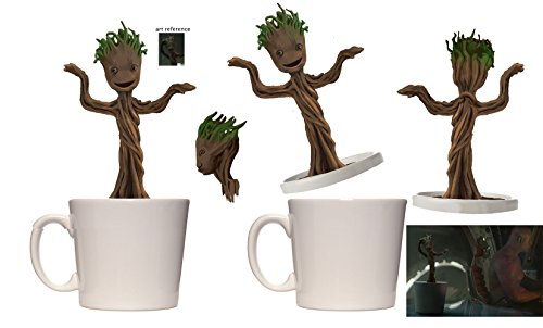 0670711149024 - MARVEL GUARDIANS OF THE GALAXY DANCING BABY GROOT EXCLUSIVE FIGURAL MUG