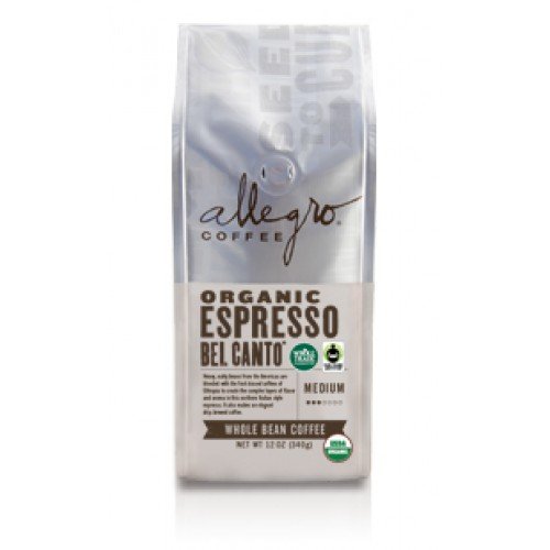 0670739355797 - ALLEGRO WHOLE BEAN COFFEE, 2-12OZ BAGS (ORGANIC ESPRESSO BEL CANTO)