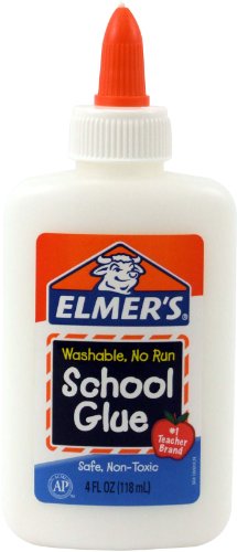 6709309284534 - ELMER'S WASHABLE NO-RUN SCHOOL GLUE, 4 OZ, 1 BOTTLE (E304)