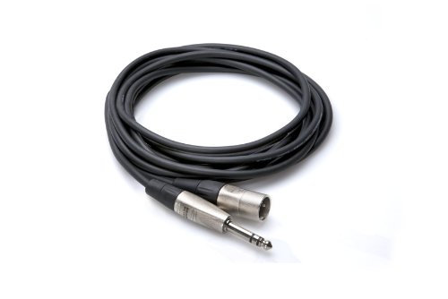 6709309920494 - HOSA HSX005 REAN PRO 1/4-INCH TRS TO XLR3M CABLE, 5-FEET