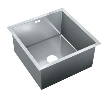 0671035073217 - JUST JZRSF-201975-R 16 GAUGE T-304 SINGLE BOWL UNDERMOUNT COMMERCIAL GRADE SINK WITH INTEGRAL OVERFLOW