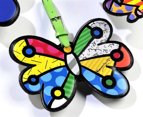 0067103964721 - TAG P/BAGAGEM ROMERO BRITTO BUTTERFLY VERDE