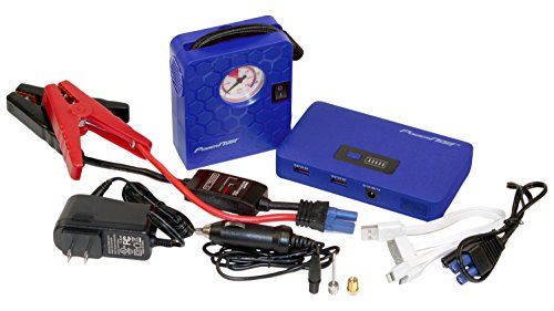 0671196701608 - JUMP DELUXE PORTABLE POWER PACK & JUMP STARTER WITH AIR COMPRESSOR - BLUE