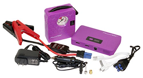 0671196701615 - JUMP DELUXE PORTABLE POWER PACK & JUMP STARTER WITH AIR COMPRESSOR - PURPLE