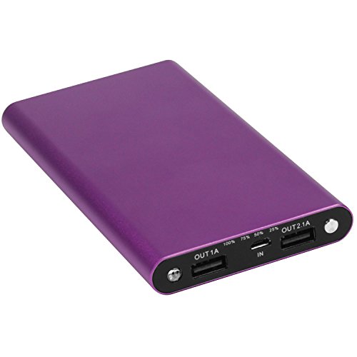 0671196703824 - SLIMLINE 10,000 MAH LIGHT WEIGHT CHARGER FOR YOUR SMARTPHONE WITH DUAL USB