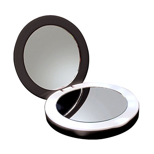 0671196704449 - POWERNOW COMPACT PORTABLE ILLUMINATED MAKEUP MIRROR WITH 3000MAH BATTERY CHARGER. EXCELLENT FOR WOMEN, GIRLS AND MEN
