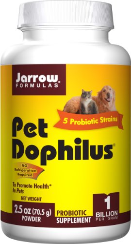 0671213515836 - JARROW FORMULAS PET DOPHILUS POWDER, PROBIOTIC FOR PETS INTESTINAL HEALTH, 70.5G